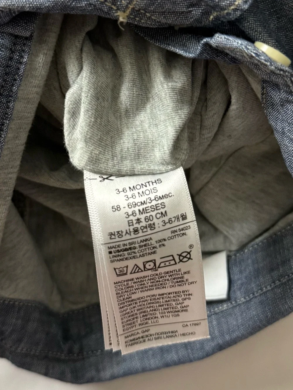 Baby GAP Long Sleeve Onesie Outfit